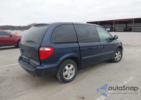 2006 Dodge Caravan Sxt из США, поврежденный, VIN 1D4GP45R46B593340